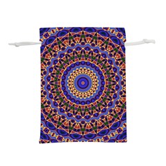 Mandala Kaleidoscope Background Lightweight Drawstring Pouch (L)
