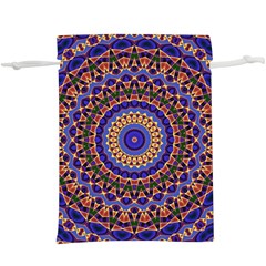 Mandala Kaleidoscope Background Lightweight Drawstring Pouch (XL)