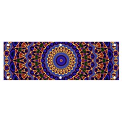 Mandala Kaleidoscope Background Banner and Sign 6  x 2 