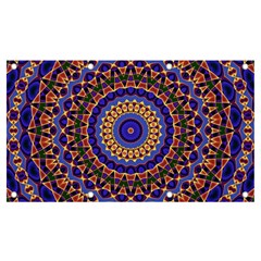 Mandala Kaleidoscope Background Banner and Sign 7  x 4 