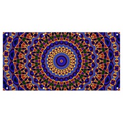 Mandala Kaleidoscope Background Banner and Sign 8  x 4 