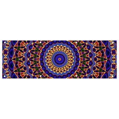 Mandala Kaleidoscope Background Banner and Sign 9  x 3 