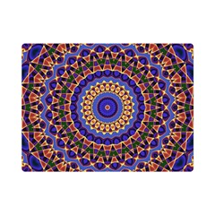 Mandala Kaleidoscope Background Premium Plush Fleece Blanket (Mini)