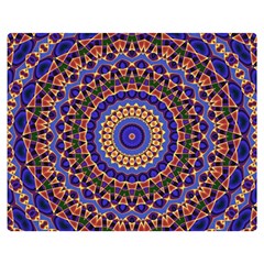 Mandala Kaleidoscope Background Premium Plush Fleece Blanket (Medium)