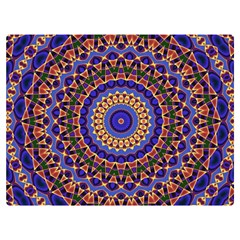 Mandala Kaleidoscope Background Premium Plush Fleece Blanket (Extra Small)