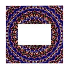Mandala Kaleidoscope Background White Box Photo Frame 4  x 6 
