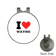 I Love Wayne Hat Clips With Golf Markers