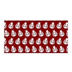 Ladybug Vector Geometric Tile Pattern Satin Wrap 35  X 70  by GardenOfOphir