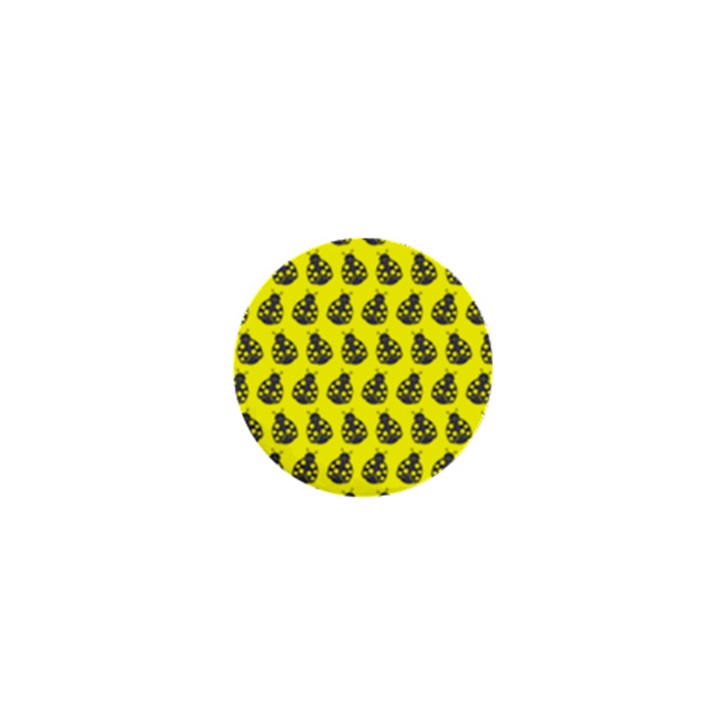 Ladybug Vector Geometric Tile Pattern 1  Mini Buttons