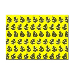 Ladybug Vector Geometric Tile Pattern Sticker A4 (10 pack)