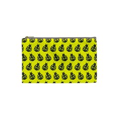 Ladybug Vector Geometric Tile Pattern Cosmetic Bag (Small)