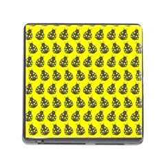 Ladybug Vector Geometric Tile Pattern Memory Card Reader (Square 5 Slot)