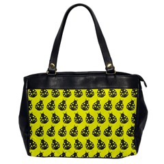 Ladybug Vector Geometric Tile Pattern Oversize Office Handbag