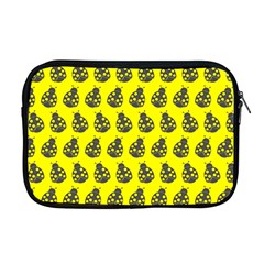 Ladybug Vector Geometric Tile Pattern Apple MacBook Pro 17  Zipper Case