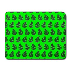 Ladybug Vector Geometric Tile Pattern Small Mousepad by GardenOfOphir