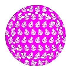 Ladybug Vector Geometric Tile Pattern Ornament (round Filigree) by GardenOfOphir