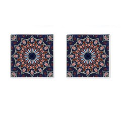 Abstract Kaleidoscope Digital Cufflinks (square) by Jancukart