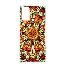 Kaleidoscope Floral Pattern Rosette Samsung Galaxy Note 20 Tpu Uv Case by Jancukart