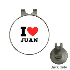 I Love Juan Hat Clips With Golf Markers by ilovewhateva