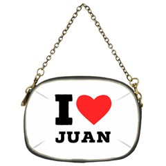 I Love Juan Chain Purse (one Side) by ilovewhateva