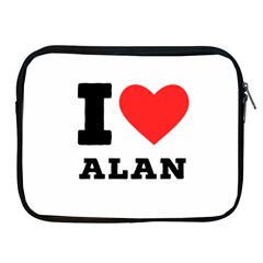 I Love Alan Apple Ipad 2/3/4 Zipper Cases by ilovewhateva