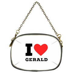 I Love Gerald Chain Purse (one Side) by ilovewhateva