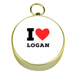 I Love Logan Gold Compasses by ilovewhateva
