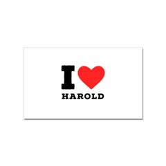 I Love Harold Sticker Rectangular (10 Pack) by ilovewhateva