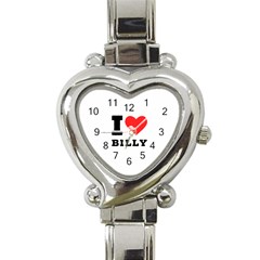 I Love Billy Heart Italian Charm Watch