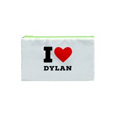 I Love Dylan  Cosmetic Bag (xs) by ilovewhateva