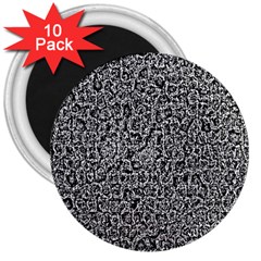 Abstract-0025 3  Magnets (10 Pack)  by nateshop