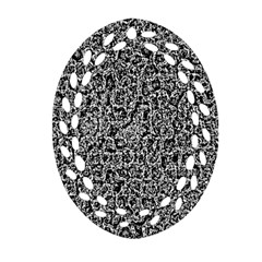 Abstract-0025 Oval Filigree Ornament (two Sides) by nateshop