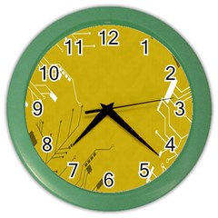 Background-0027 Color Wall Clock