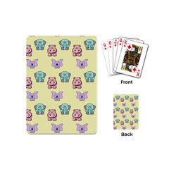 Animals-17 Playing Cards Single Design (mini) by nateshop