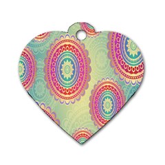 Background-02 Dog Tag Heart (one Side) by nateshop