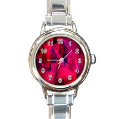 Background-03 Round Italian Charm Watch by nateshop