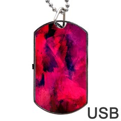 Background-03 Dog Tag Usb Flash (one Side) by nateshop