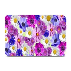 Blossoms-yellow Plate Mats by nateshop