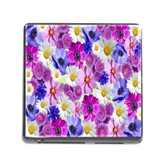 Blossoms-yellow Memory Card Reader (square 5 Slot) by nateshop