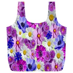 Blossoms-yellow Full Print Recycle Bag (xl) by nateshop