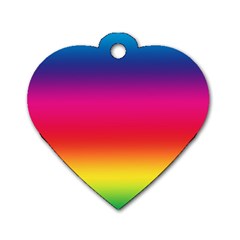 Spectrum Dog Tag Heart (two Sides) by nateshop