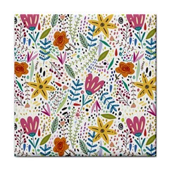 Flowers-484 Face Towel by nateshop