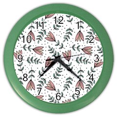 Flowers-49 Color Wall Clock