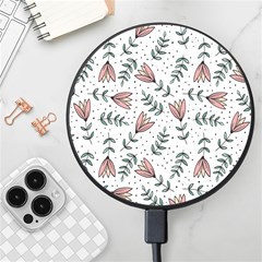 Flowers-49 Wireless Fast Charger(black)