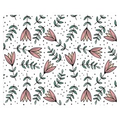 Flowers-49 Premium Plush Fleece Blanket (medium) by nateshop