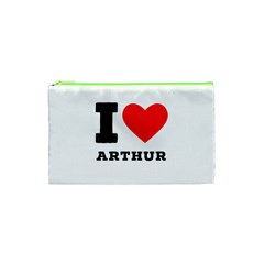 I Love Arthur Cosmetic Bag (xs) by ilovewhateva