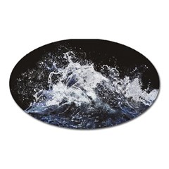 Tempestuous Beauty Art Print Oval Magnet by dflcprintsclothing