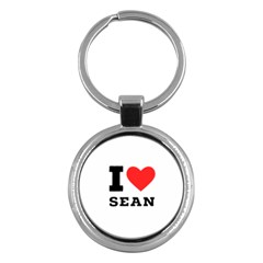 I love sean Key Chain (Round)