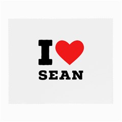 I Love Sean Small Glasses Cloth by ilovewhateva