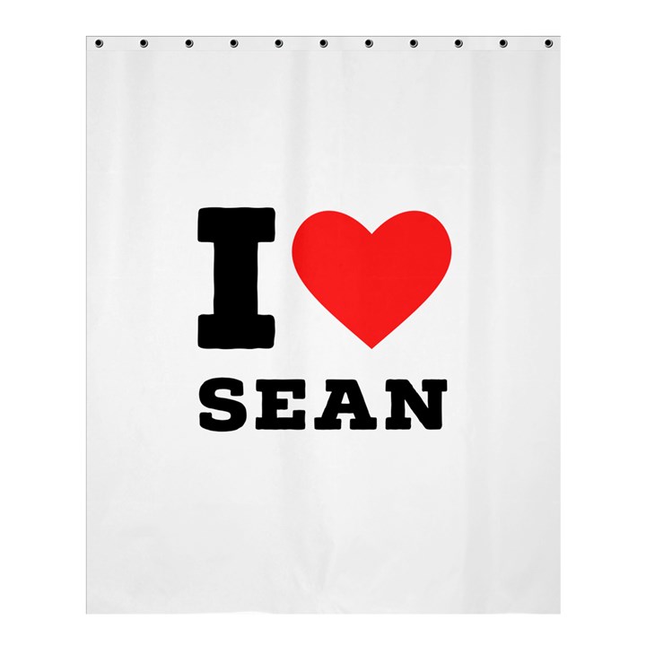 I love sean Shower Curtain 60  x 72  (Medium) 